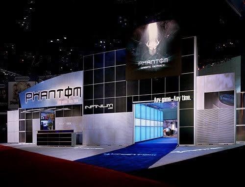 The Phantom Gaming Service booth at E3